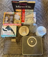 2 scales, massager, blow dryer, spa gift set, 2