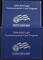 (2) 2008 UNC BALD EAGLE COMMEM SETS OGP