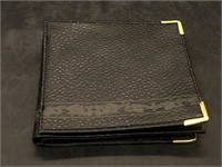 Feeling Magic Charming Black Leather Wallet