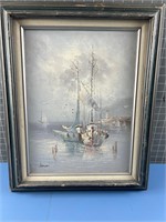 ORIGINAL SIGNED OIL PAINTING VINTAGE