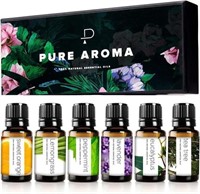 Pure Aroma Essential oils Set of 6 Eucalyptus,