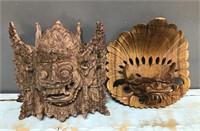 Barong wooden masks