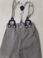 Size 80 Baby overalls blue/white size 80
