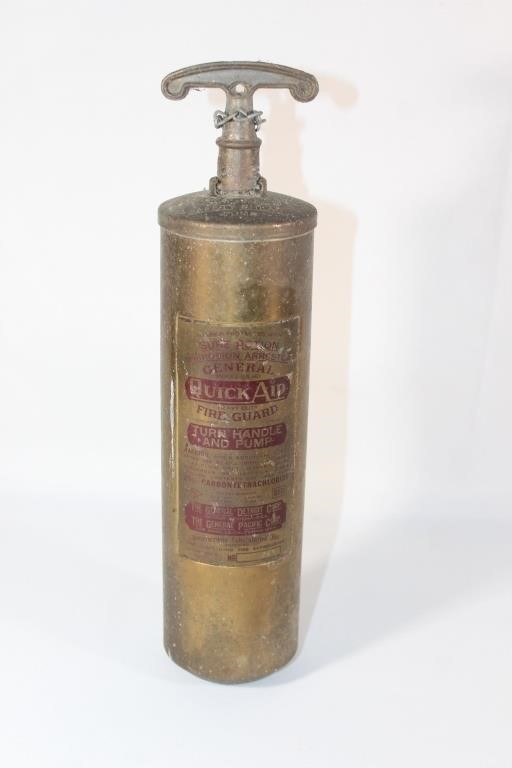 General Detroit Corp Quick Aid Fire Guard -Brass