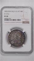 1828 Capped Bust NGC XF40 O-121a