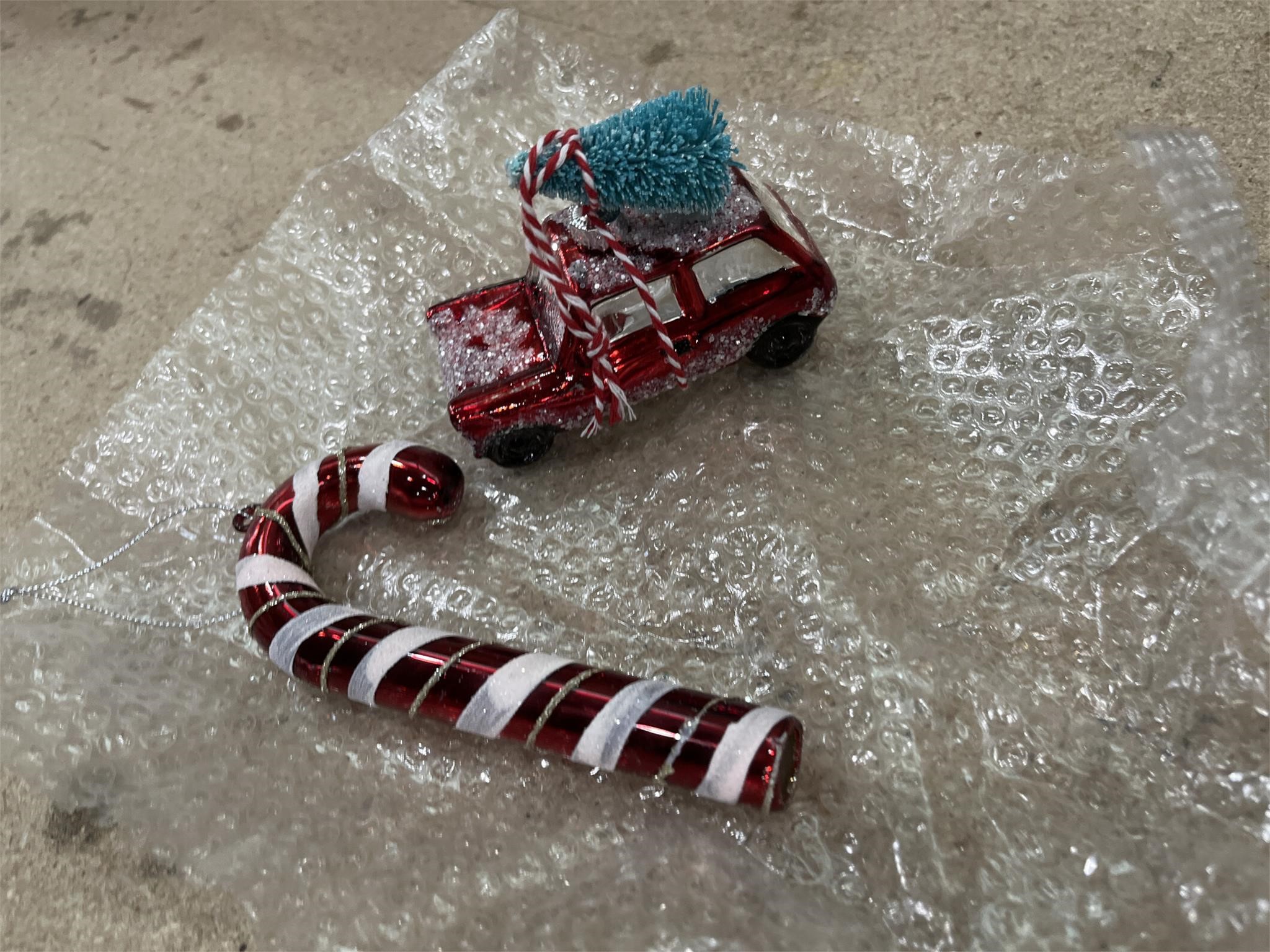 HappySpot Christmas Glass Car Crutch Pendant Serie