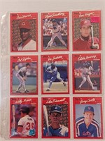 Lot of (9) Baseball Cards incl Hall of Famers,