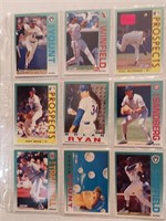 Lot of (9) Baseball Cards incl Hall of Famers,