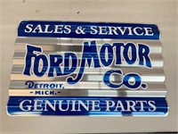 Hang Time Ford Motor Co. Metal Sign