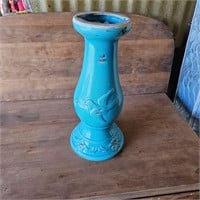 Ceramic Vase w Blue Bird