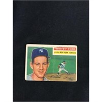 1956 Topps Whitey Ford (ink) Creased