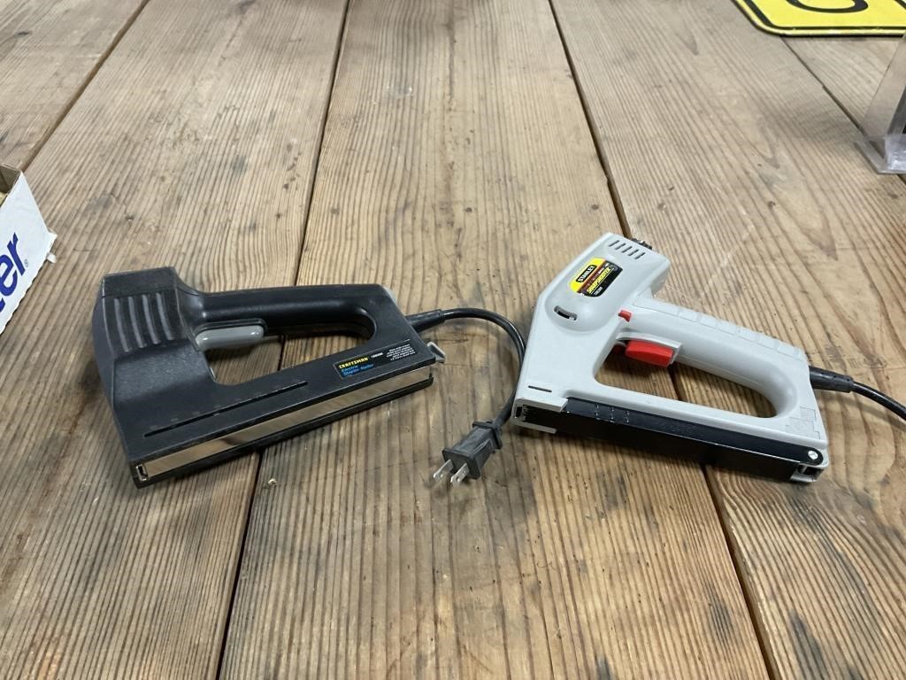 Two Electric Staplers