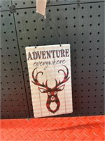 9” Adventure Everywhere Deer Decor