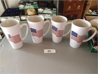 (4) Large Coffee Mugs