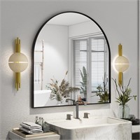 XRAMFY Arched Bathroom Mirror 32" x 34" for Bathr