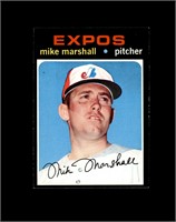 1971 Topps High #713 Mike Marshall SP EX to EX-MT+