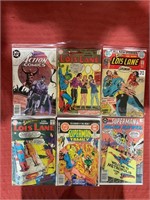 6 bagged and backed comics