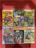 6 bagged and backed comics