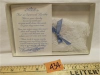 NEW Bride Handkerchief in box - Derry, NH