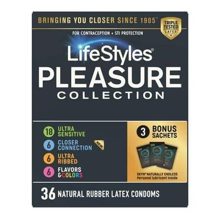 Lifestyles Pleasure Collection Assorted Lubricated