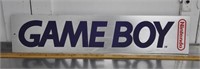 Gameboy sign, plastic  32x7