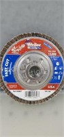 4 Weiler Vortec Pro Abrasive Flap Discs, (3) 4 in