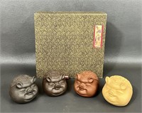 Ming Hu Qing Shang Happy Face Pig Rattles (4)