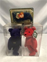 3- PRESERVED BEANIE BABIES