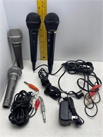 4 MISC MICROPHONES