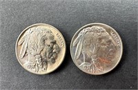 1938 D Uncirculated Buffalo Nickels