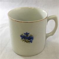 Vintage Flower Pattern Cup (3" Tall)