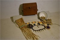 Native American Style Jewelry & Leather Pouches