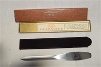 Zippo Letter Opener w/ Original Box