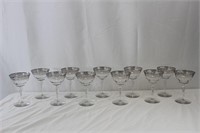 Art Deco Style Champagne Glasses