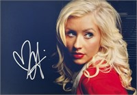 Autograph COA Christina Aguilera Photo