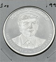 (Y) 1oz Silver Round Donald Trump