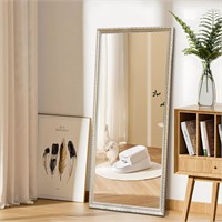 Full Length Mirror 71x32 Solid Wood Frame