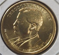 Uncirculated Theodore Roosevelt US presidential
