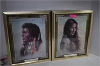Two Native American Prints Bill Hampton