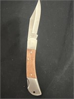 New Wood Handle Pocket Knife