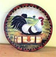 Rooster Plate Wall Decor