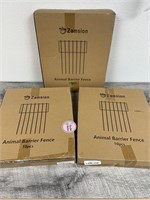 3 boxes (30 pieces total) of Animal Barrier fence