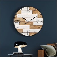 XIAOAIKA 17.7 Coastal Wall Clock  Multi-Color