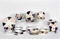 57 PC Gaudy Welsh China Porcelain Grouping