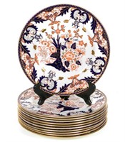 Set of Eleven Royal Crown Derby Imari Plates