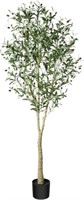 Faux Olive Topiary Tree