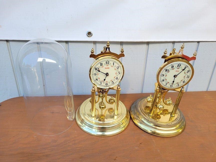 (2) Vintage Kundo Anniversary Clocks, Untested