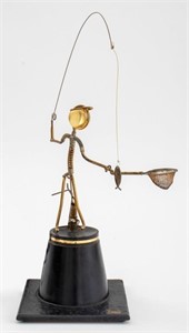 Gordon Bradt 'Fishing Man' Kinetic Sculpture