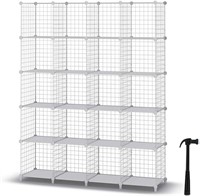 HOMIDEC Wire Cube Storage, Storage Shelves 20Cube