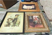 3pc of Framed Wall Decorations